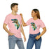 Stained Glass Velociraptor - Short Sleeve Tee